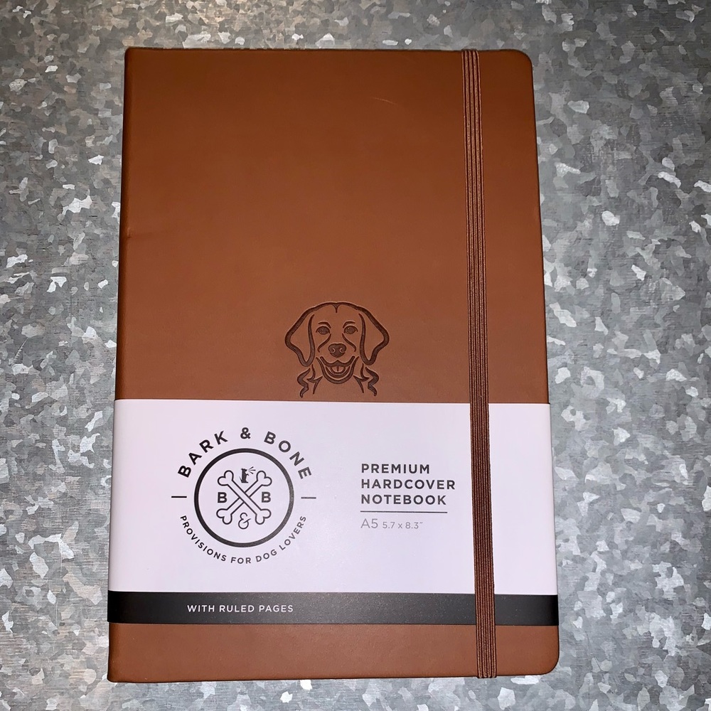 Labrador Retriever 🐶, Premium Hardcover Notebook with Ruled Pages